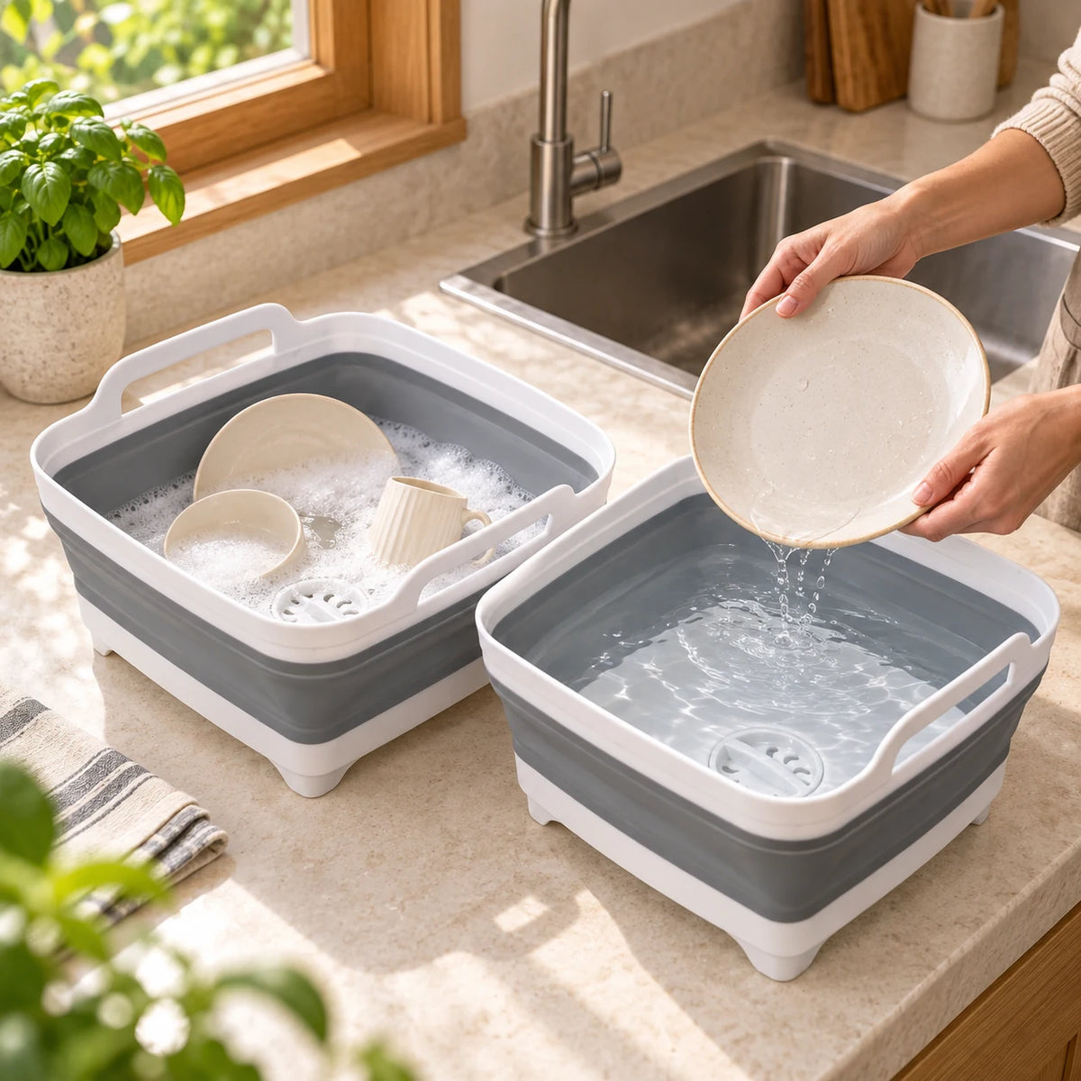 Collapsible Wash Basin